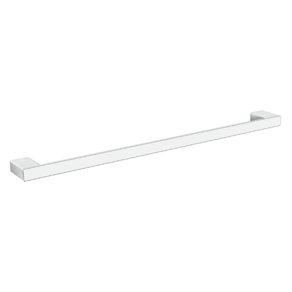 Product Cut out image of the HIB Atto Chrome Towel Rail